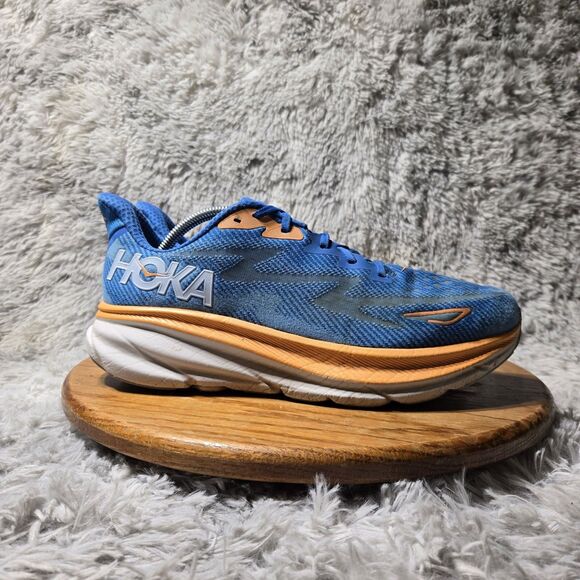 Hoka One One Clifton 9 Mens Size 11.5D (Med) Coastal Sky/All Aboard 1127895 - Picture 1 of 12
